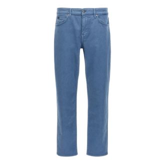 HUGO BOSS Straight Fit Jeans, male, Blue, W33, Straight Jeans