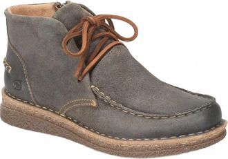 Born Womens Analia Shoes In Dark Concrete (Grey)