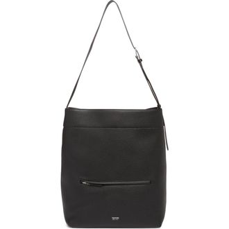 Tom Ford Soft Line Leather Bucket Bag in Naa Black at Nordstrom