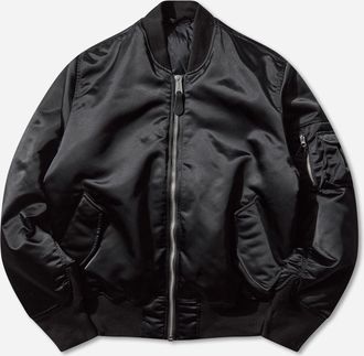 Alpha Industries Men s MA-1 Base Flight Bomber Jacket Black