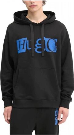 HUGO BOSS Nildi Hoodie - Heren - Hoodies - Zwart - M - Katoen - Hoodies & sweatvesten