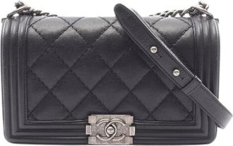 Chanel Pre-owned Borsa a Spalla Boy in Pelle - - Pre-owned - Donna - Nero - ONE SIZE