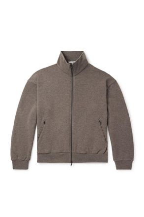 The Row Dazen Oversized Cashmere and Cotton-Blend Zip-Up Cardigan