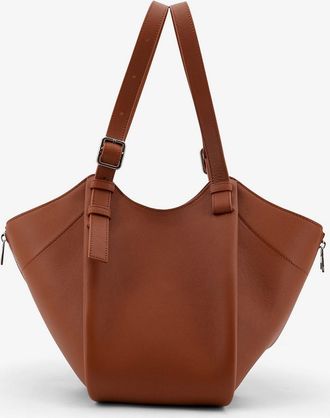 Loewe Womens Handbag Hammock Flip Brown Leather Handbags Hand Bags