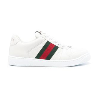 Gucci Dames, Schoenen, Wit, Maat: 38 EU Leer