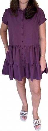 Starkx Womens Brie Dress In Plum