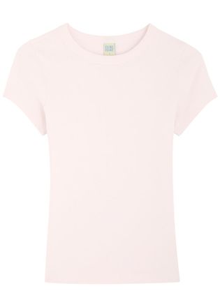 Flore Flore Flore Flore Car Baby Cotton T-shirt - Pink - S (UK8-10 / S)
