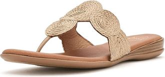 Andr&eacute; Assous Nikky Womens Wedge Shoes Natural : 5 M, Leather/Rubber