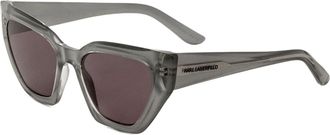 Karl Lagerfeld Womens 54 mm Grey Sunglasses