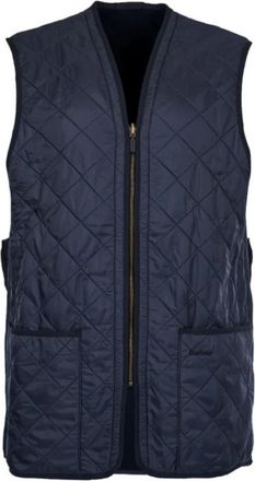 Barbour Blauwe Diamant Gewatteerde Winter Gilet - Heren - Bodywarmers - Blauw - XL - Jassen