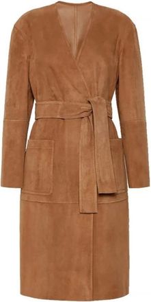 Max Mara Spolverino Midi - Coats - Mujer - Marr&oacute;n - S