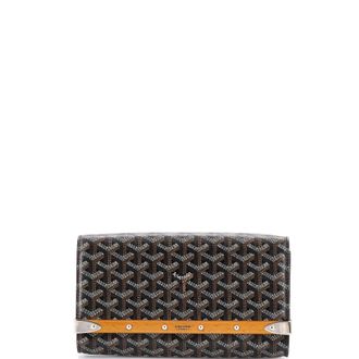 Goyard Monte Carlo Clutch with Strap Coated Canvas PM