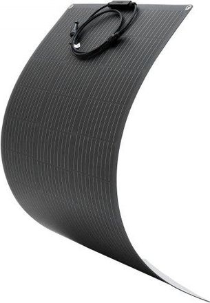 OEM Panel Solar Flexible Monocristalino De 100 W, Cargador Monof&aacute;sico Fuera De Red Con Eficiencia Del 23 % Y Salida Mc4, Para Superficies Curvas De Cabina