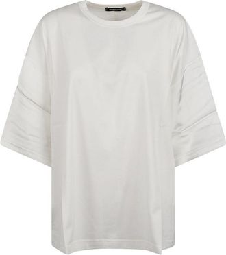 Fabiana Filippi Womens 100% Cotton Cozy Sweater - White - Size EU 38 (Womens)