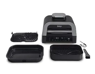 Ninja 6-in-1 MAX Grill & Air Fryer DG551 in Grey