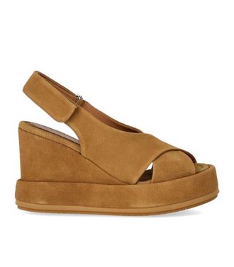 Paloma Barceló Cora Brown Wedge Sandal