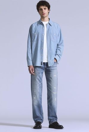 Levi's Vaqueros Levis Blue Tab Anchor Relaxed - Hombre - 28X32 - Lavado medio / Top Deck