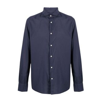 Deperlu Casual Shirts, male, Blue, Size: 2XL Leon Shirt