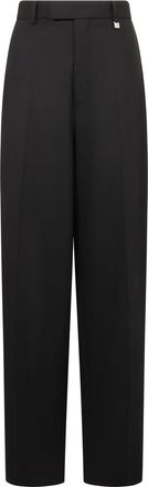 Giuseppe Di Morabito Womens Wool Trousers - Black - Size EU 36 (Womens)