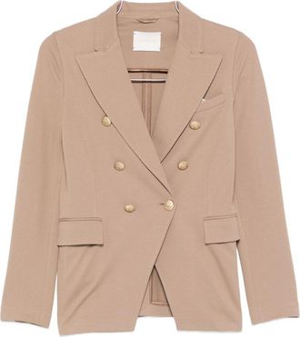 Circolo 1901 Womens Cotton Double-Breasted Jacket