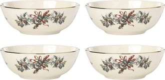 Lenox Set Of 4 Winter Greetings Place Setting Bowls