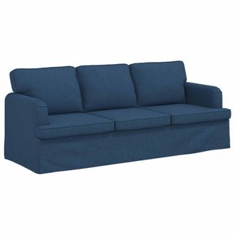 vidaXL Sof&aacute; Azul 201 X 80 X 85 Cm Tela Vidaxl