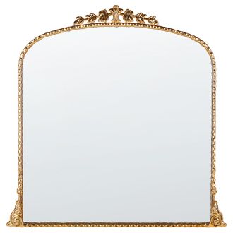 Beliani Espejo Decorativo De Pared Estilo Glamour Decoraci&oacute;n Colgante 71x 71 Cm Dorado Livry