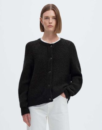 Selected Cardigan nero