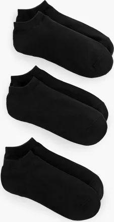 Talbots 3-Pack Ankle Socks - Black - 001 Talbots