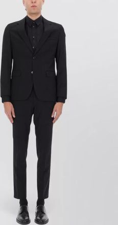 HUGO BOSS single breasted suit jacket with notch lapel