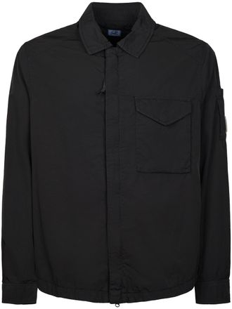 C.P. Company Overshirt Jacket with Zipped Lens Detail