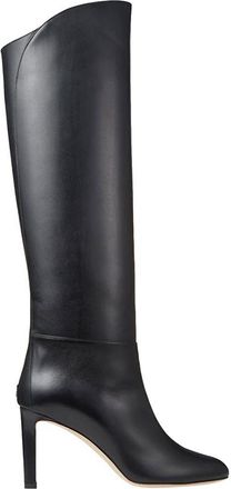 Jimmy Choo London Karter 85 Black Calf Leather Knee-High Boots Size 39