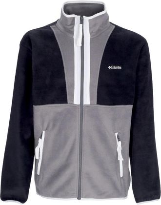 Columbia Fleecejack met volledige rits Zwart/Grijs/Wit - Heren - Vesten met rits - Veelkleurig - XL - Polyester - Hoodies & sweatvesten