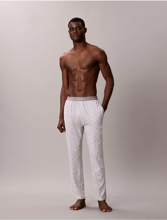 Calvin Klein Mens Icon Cotton Stretch Sleep Pants - Grey - XL