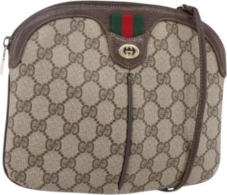 Gucci Pre-owned Cross Body Bags, female, Beige, Size: ONE SIZE Pre-owned Vintage Cross Body Bag