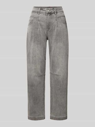 Buena Vista Straight Fit Jeans mit Viskose-Anteil Modell Barrel in Hellgrau, Gr&ouml;&szlig;e XXS