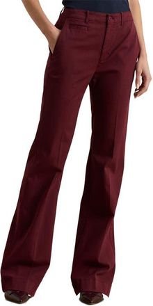 Lauren Ralph Lauren Refined Chinos in Dark Garnet at Nordstrom, Size 10