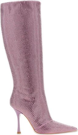 Leonie Hanne x Liu Jo High Boots With Rhinestones