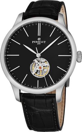Perrelet First Class Automatic Black Dial Mens Watch A1087/5
