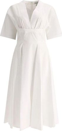 Alaia White Cotton Casual Womens Dress