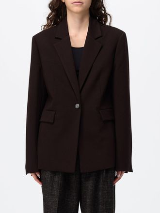 Liviana Conti Blazer monopetto corto in viscosa con chiusura a un bottone