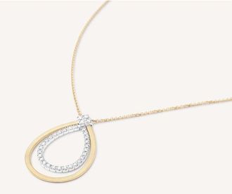 Marco Bicego 18K Yellow Gold Pendant Necklace With Diamonds CG856_B_YW_M5