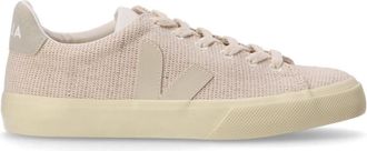 Veja Beige Logo Sneakers