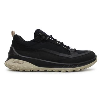 Ecco Ecco ULT-TRN Leather Textile Womens Comfort Trainers - Black Black - Size:UK 6.5-7
