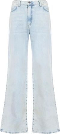 SoAllure Dames, Jeans, Blauw, Maat: 2XL Katoen