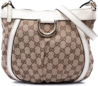 Gucci Pre-owned Gucci GG Canvas Abbey D Ring Crossbody Unisex 44UZX2H46B8Q7STM