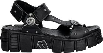 New Rock M.bios 120.V1 Sandalen - Dames - Sandalen - Zwart - 37 EU - Schoenen