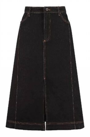 Baum Und Pferdgarten Womens Tailored Midi Skirt In Black