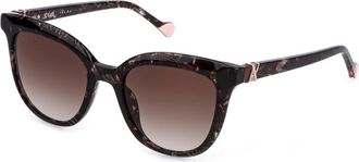 Yalea SYA244 HALIDE 0XAP Womens Sunglasses Tortoiseshell Size 53