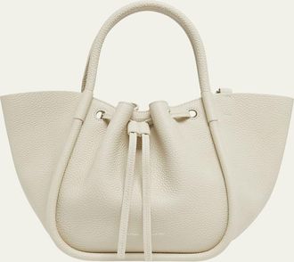 Proenza Schouler Small Ruched Grain Leather Tote Bag